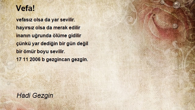 Hadi Gezgin