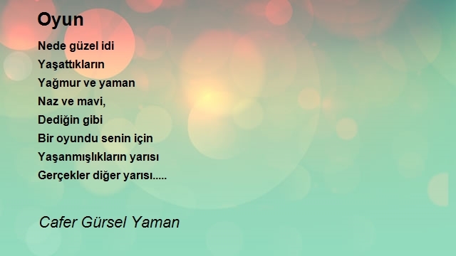 Cafer Gürsel Yaman