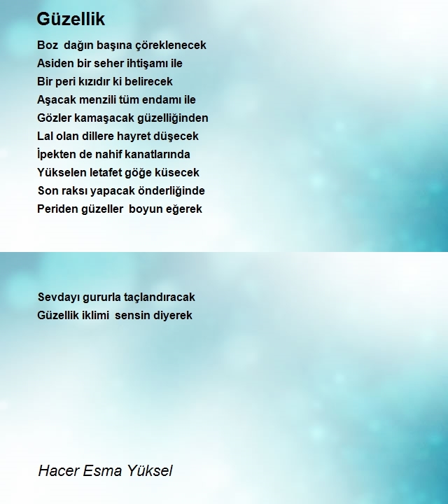 Hacer Esma Yüksel