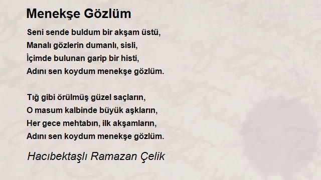 Hacıbektaşlı Ramazan Çelik