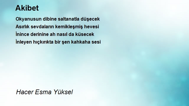 Hacer Esma Yüksel