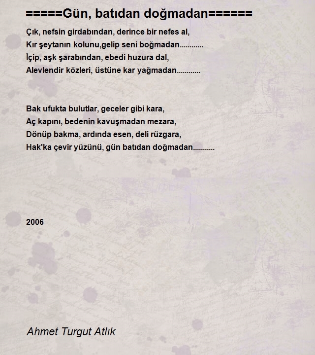 Ahmet Turgut Atlık