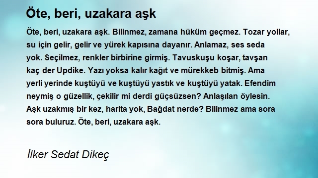 İlker Sedat Dikeç