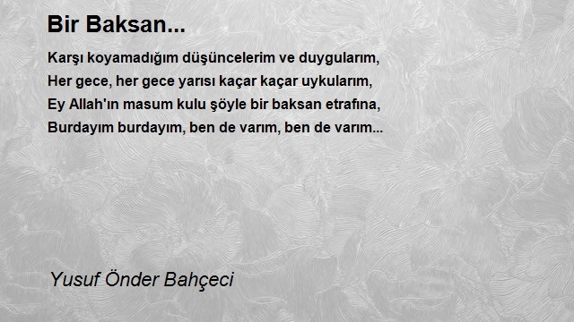 Yusuf Önder Bahçeci