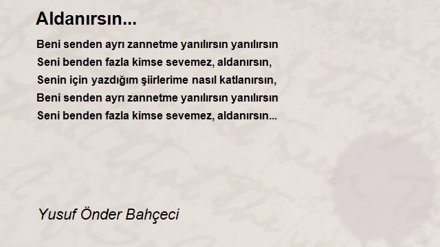 Yusuf Önder Bahçeci