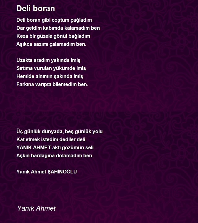 Yanık Ahmet