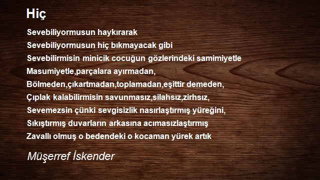 Müşerref İskender