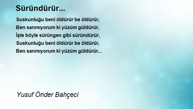 Yusuf Önder Bahçeci