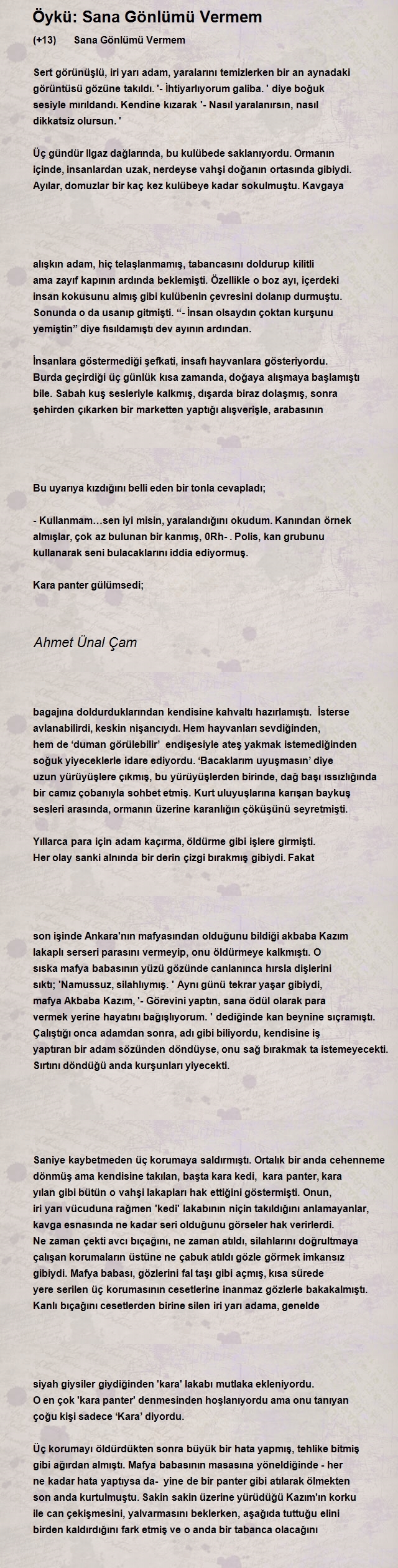 Ahmet Ünal Çam