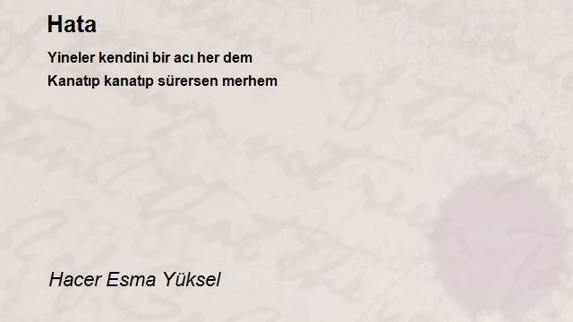 Hacer Esma Yüksel