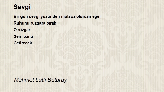 Mehmet Lütfi Baturay