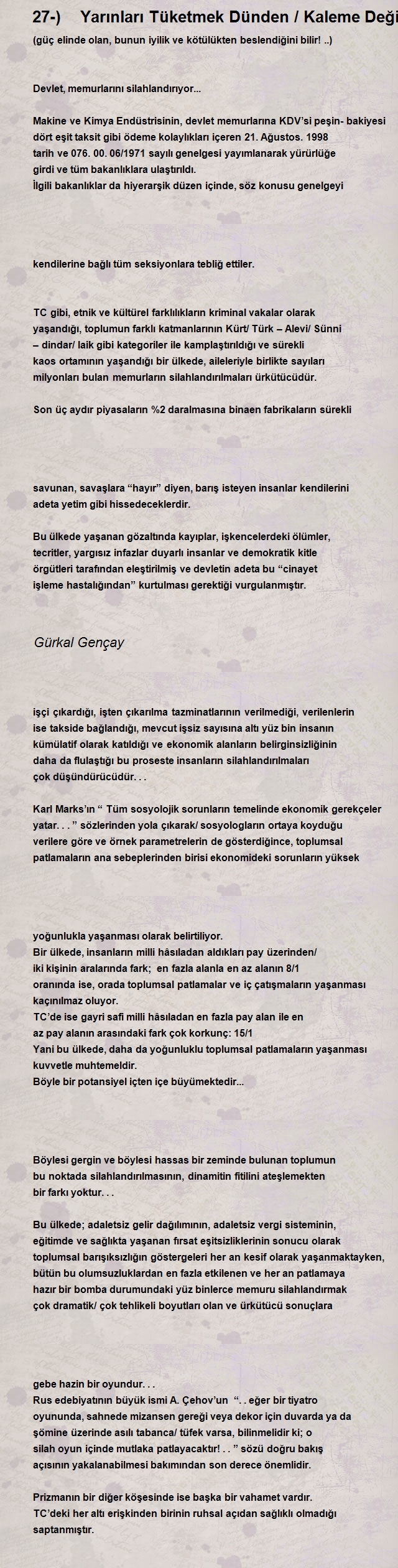 Gürkal Gençay