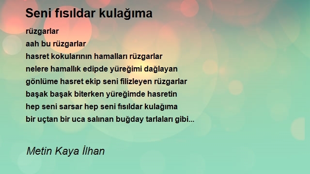 Metin Kaya İlhan