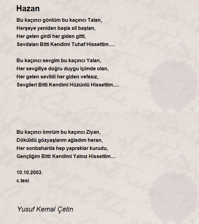 Yusuf Kemal Çetin