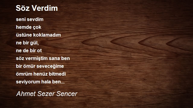 Ahmet Sezer Sencer