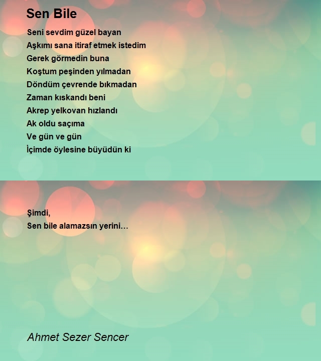 Ahmet Sezer Sencer