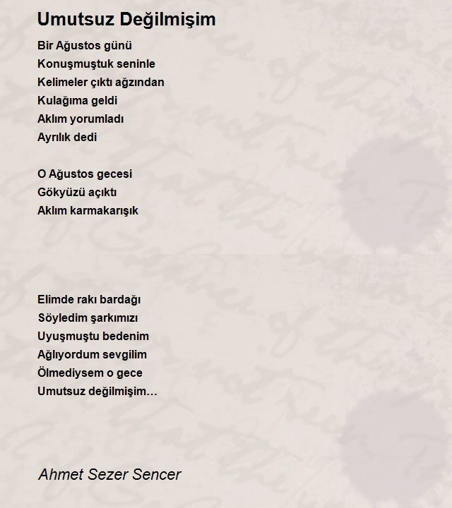 Ahmet Sezer Sencer