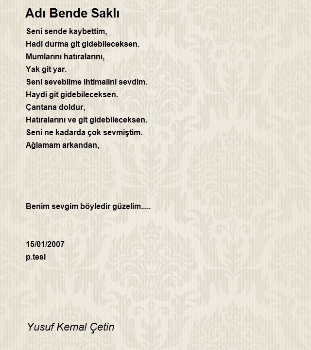 Yusuf Kemal Çetin