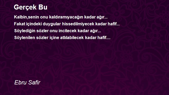 Ebru Safir