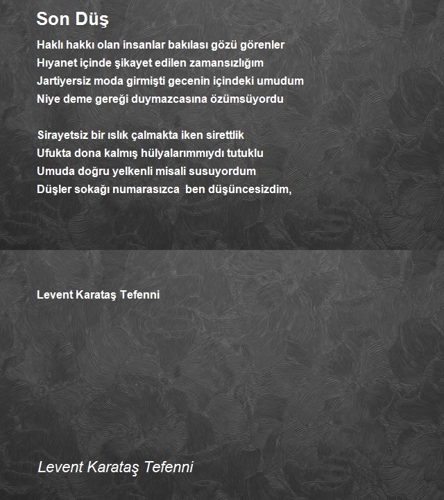 Levent Karataş Tefenni