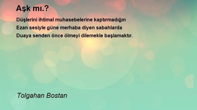 Tolgahan Bostan