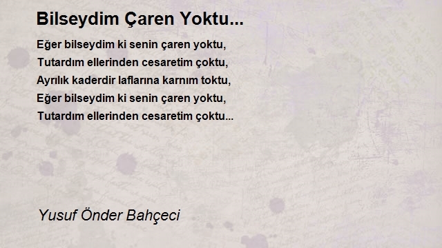 Yusuf Önder Bahçeci