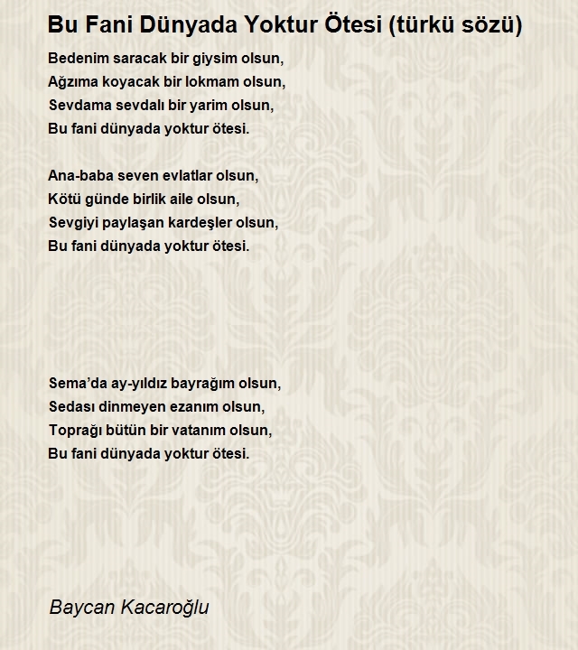 Baycan Kacaroğlu