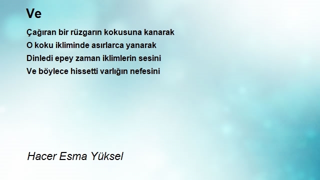 Hacer Esma Yüksel