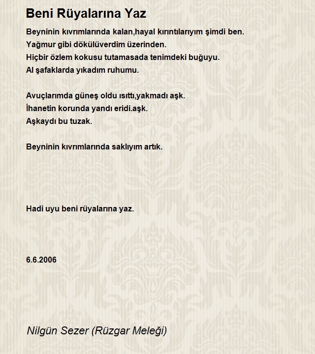 Nilgün Sezer (Rüzgar Meleği)