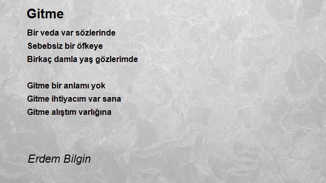 Erdem Bilgin