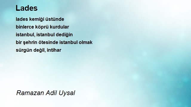 Ramazan Adil Uysal