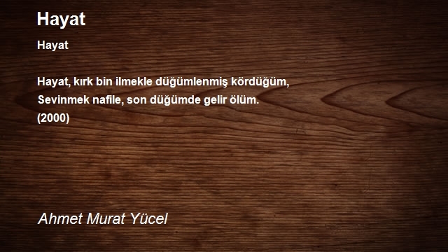 Ahmet Murat Yücel