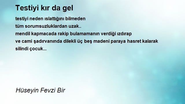 Hüseyin Fevzi Bir