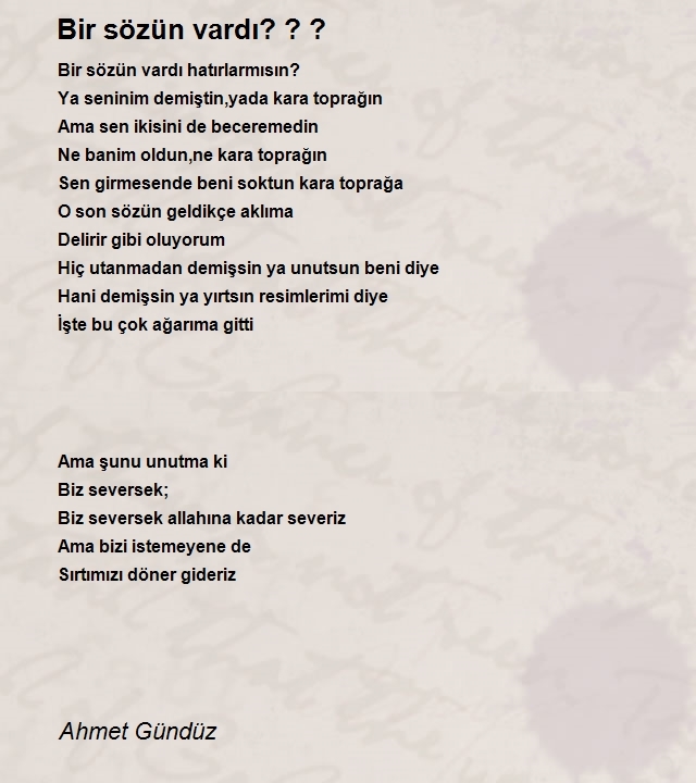 Ahmet Gündüz