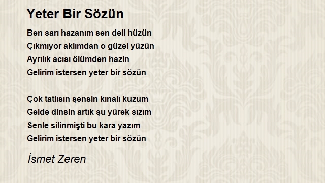 İsmet Zeren