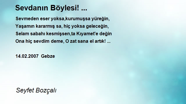 Seyfet Bozçalı