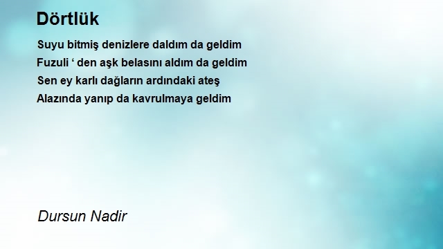 Dursun Nadir