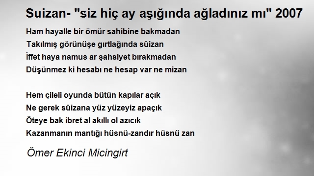 Ömer Ekinci Micingirt