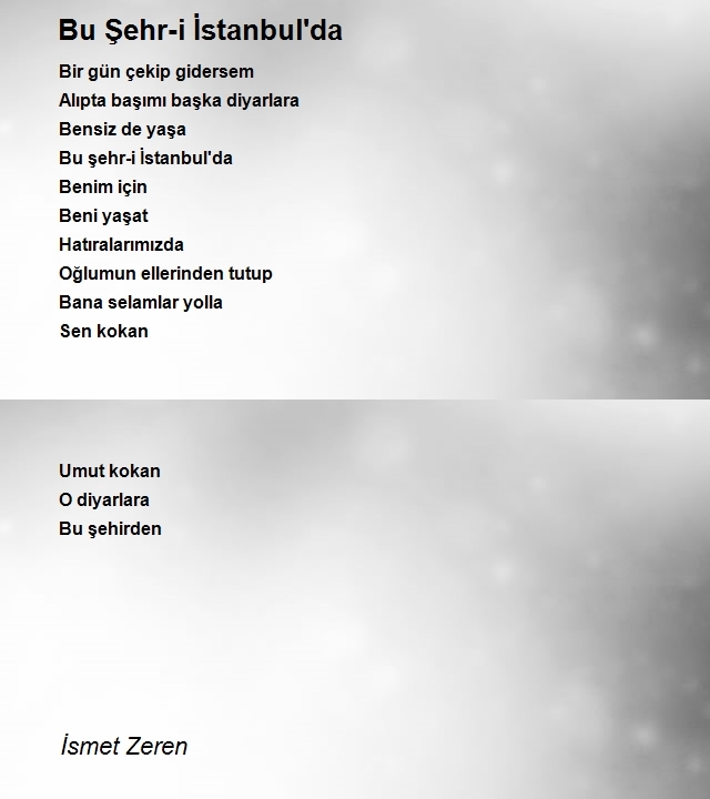 İsmet Zeren