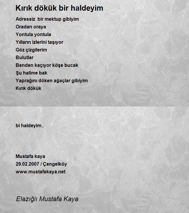 Elazığlı Mustafa Kaya