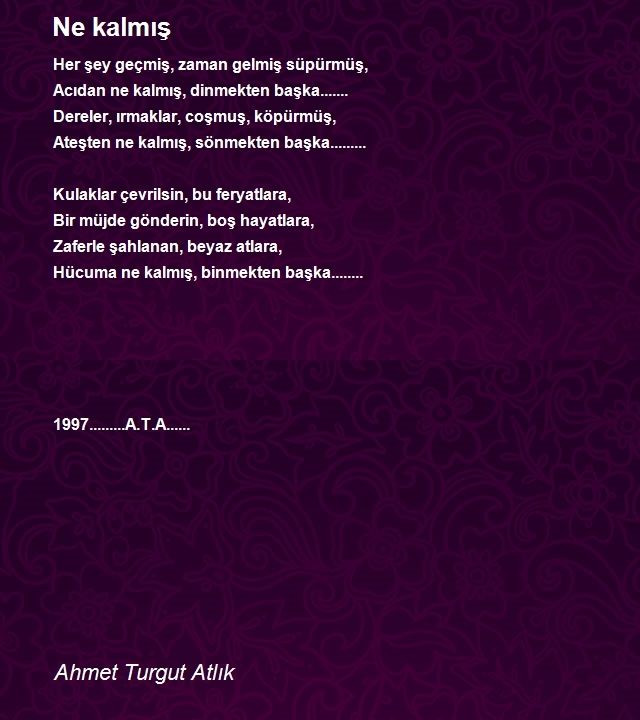 Ahmet Turgut Atlık