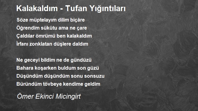 Ömer Ekinci Micingirt