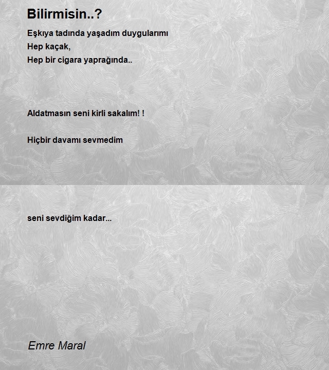 Emre Maral