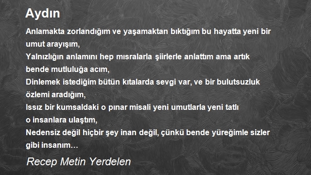 Recep Metin Yerdelen