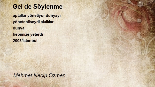 Mehmet Necip Özmen