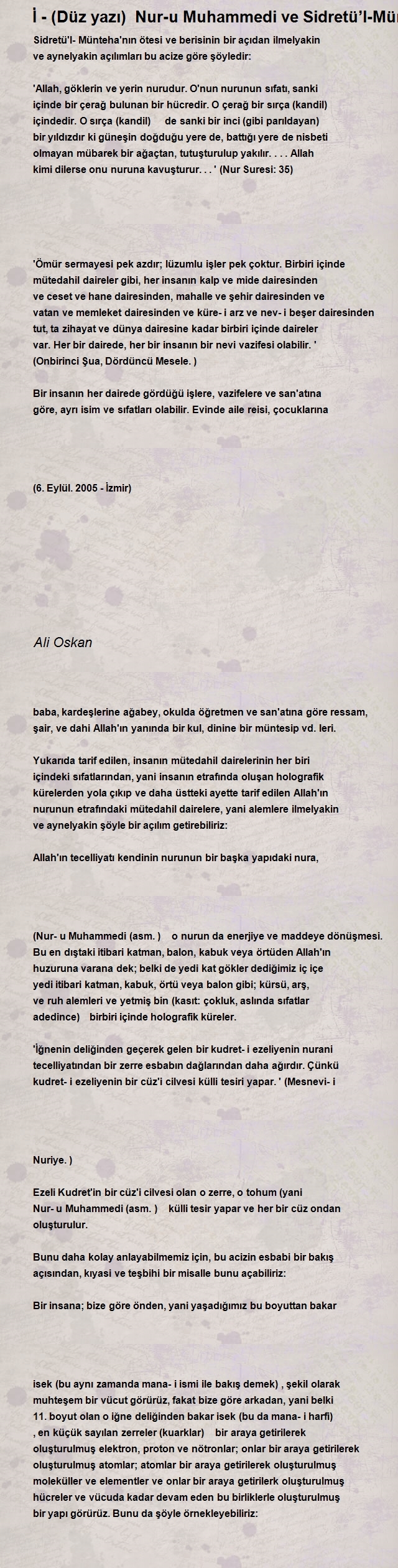 Ali Oskan