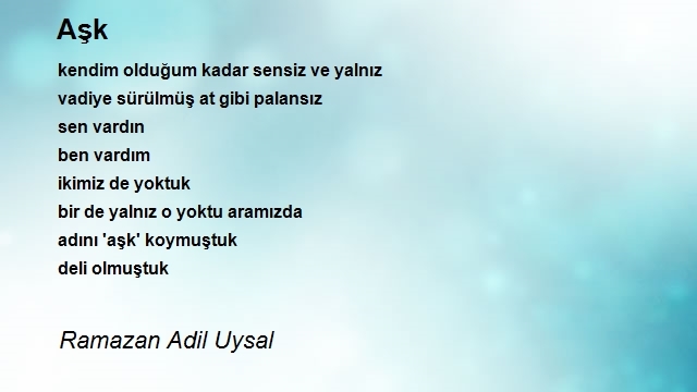 Ramazan Adil Uysal