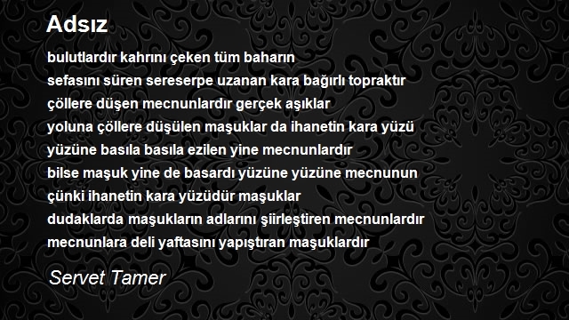 Servet Tamer