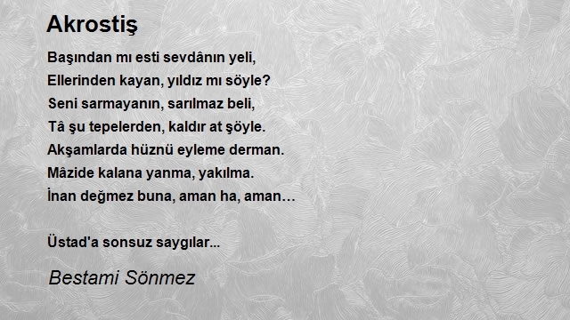 Bestami Sönmez