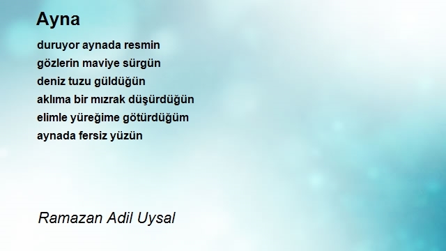 Ramazan Adil Uysal